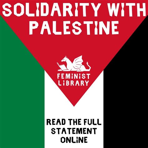 Statement of Solidarity with Palestine – The Feminist Library