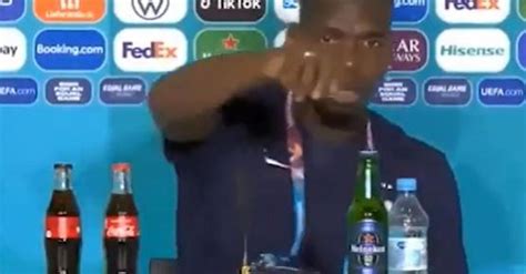 Video Europei Pogba Imita Ronaldo Con La Coca Cola Ma Lui Sposta La