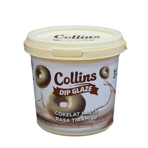 Jual Collins Dip Glaze Tiramisu Kg Topping Donat Pisang Selai