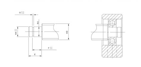 High Precision Linear Motion Ball Screw Bearing Bf15 15mm Double Iron