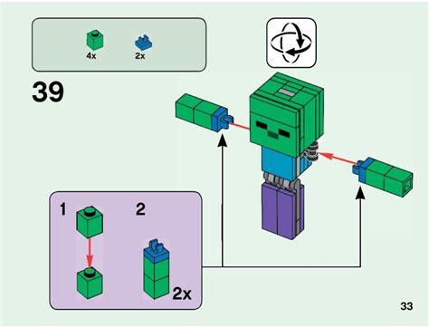 Bigfig Pig With Baby Zombie Lego Instructions And Catalogs Library