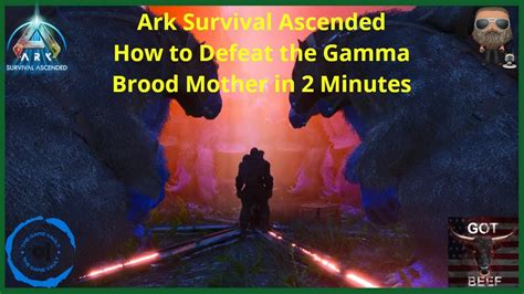 Ark Survival Ascended Ps How To Beat The Gamma Brood Mother In