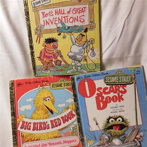 Little Golden Books Other Vintage Sesame Street Little Golden Books Lot Of 3 Books Poshmark