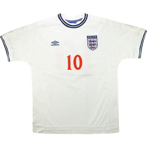 England Match Issue Home Shirt Thefa Umbro Matchworn