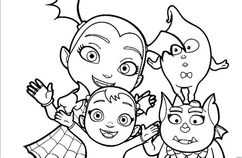 Desenhos De Vampirina Para Colorir WONDER DAY Desenhos Para Colorir