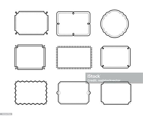ビンテージ フレームのセットです 枠のベクターアート素材や画像を多数ご用意 枠 証明書 フォーマルウェア Istock