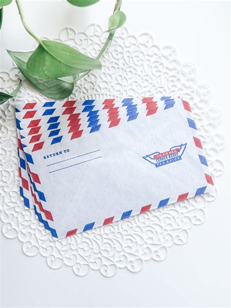 Vintage Air Mail Envelopes Vintage Paper Stationery - Etsy