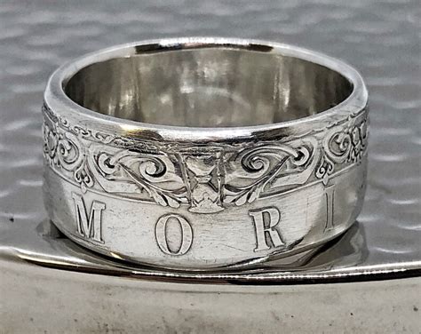 Memento Mori Silver Ring Custom Sterling Silver Men S Etsy