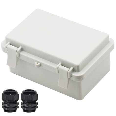 Zulkit Ip Waterproof Abs Plastic Electrical Box Hinged Shell