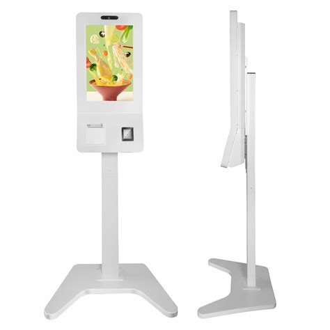 Nfc Camera Mall Advertising Touch Screen Payment Kiosk For Restaurant