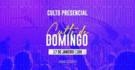 Culto De Domingo Presencial Sympla