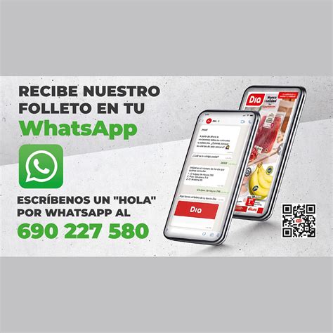 Dia apuesta por la digitalización con su folleto por WhatsApp