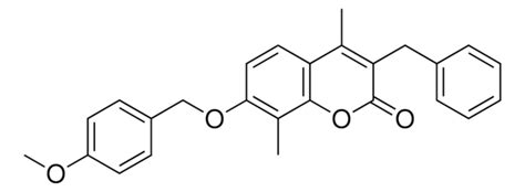 3 BENZYL 7 4 METHOXYBENZYL OXY 4 8 DIMETHYL 2H CHROMEN 2 ONE