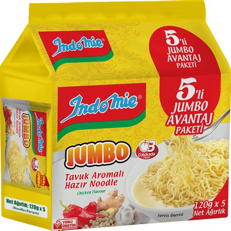 Indomie Jumbo Li Paket Tavuk Aromal Noodle X Bizim Toptan