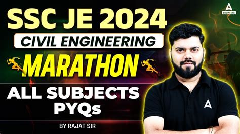 SSC JE 2024 Civil Engineering Marathon Class SSC JE Civil Previous