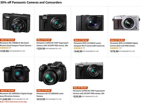 Today only: 30% off Panasonic Cameras and Camcorders at Amazon UK – 43 ...
