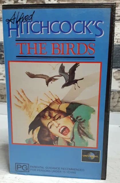 VINTAGE TERROR ALFRED Hitchcock S The Birds 1963 On 1993 Australian VHS