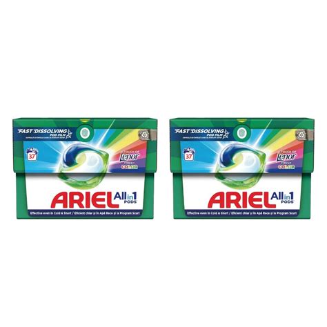 Set X Detergent Capsule Ariel All In One Pods Touch Of Lenor Color