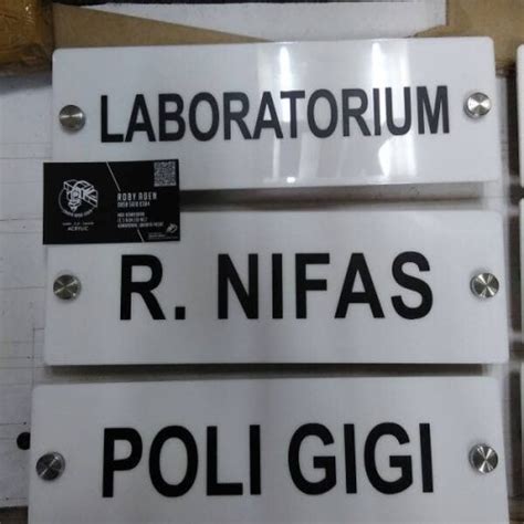 Detail Contoh Papan Nama Ruangan Kantor Koleksi Nomer