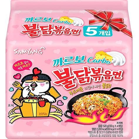 Samyang Buldak Hot Chicken Carbonara Ramen Multipack g NikanKitchen 日韓台所