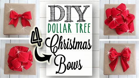 Diy Dollar Tree Christmas Bows 10 Of 12 Days Of Christmas Youtube