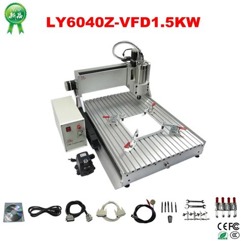 Kw Spindle Wood Metal Marble Ly Cnc Router Z Vfd Desktop Cnc