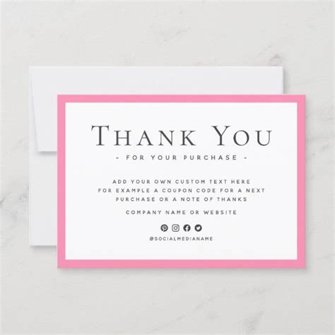 Thank You Cards & Templates | Zazzle | Business thank you notes ...