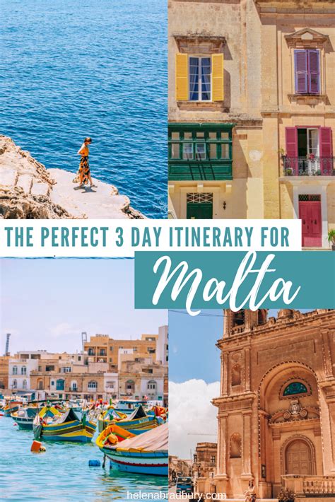 The Perfect 3 Day Itinerary For Malta Malta Travel Europe Travel