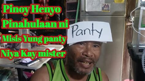 Pinoy Henyo Pinahulaan Ni Misis Ang Panty Niya Kay Mister Nahulaan Kaya