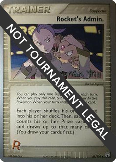 Rocket S Admin 2005 Curran Hill World Championship Decks Pokemon