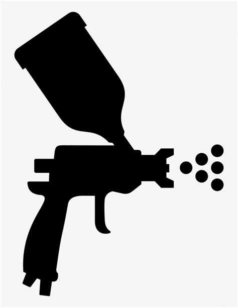 Paint Spray Gun Vector At Vectorified Collection Of Paint Spray