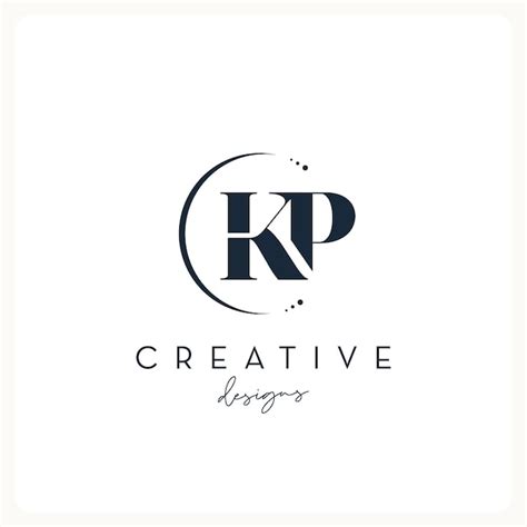 Premium Vector | Monogram KP logo design, creative letter logo for ...