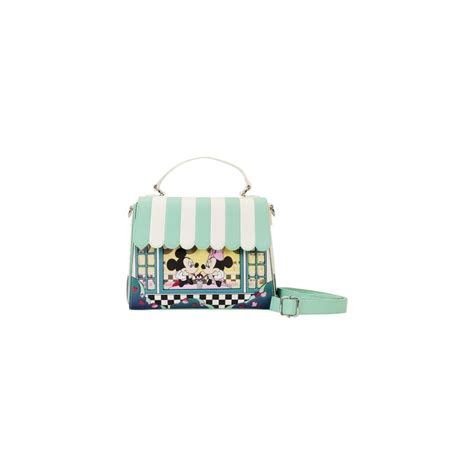 Loungefly Disney Mickey Mouse And Minnie Mouse Date Night Diner Crossbody