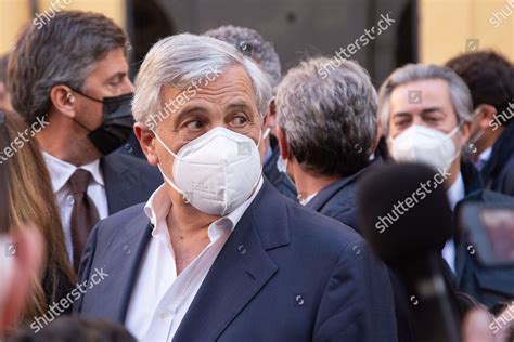 Antonio Tajani Mep Vice President Forza Editorial Stock Photo Stock