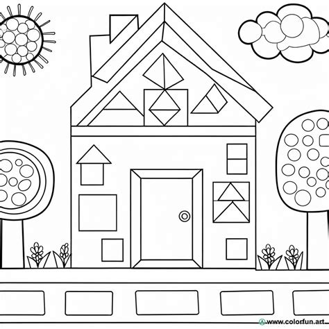 Coloriage de formes géométriques pour les GS à Télécharger ou à