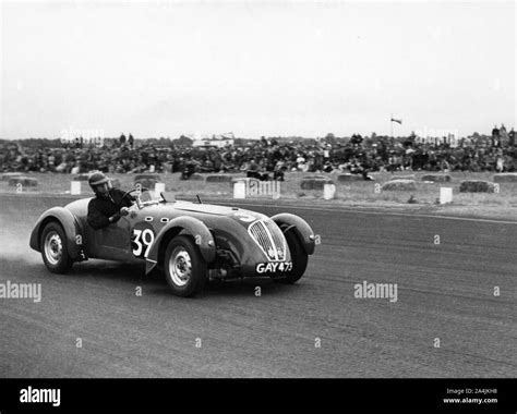 Healey Silverstone Ds Boston At Boreham 1952 In The 100 Mile