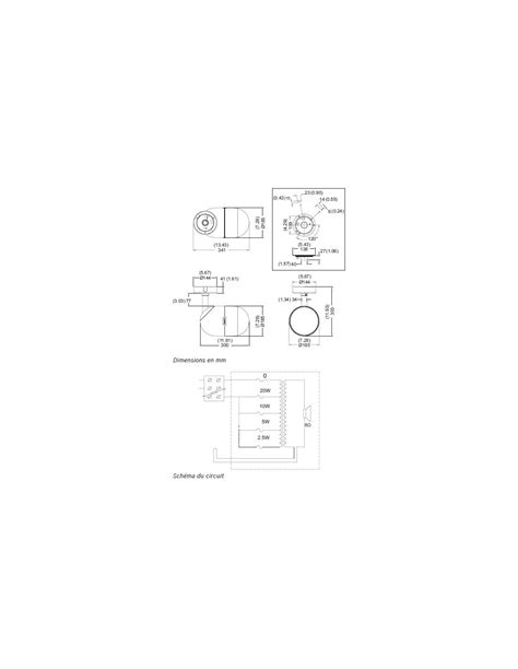 Projecteur De Son 100V 10W LP1 UC10E 1 BOSCH