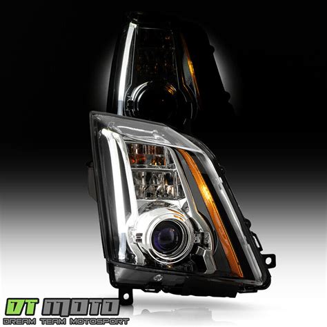 Cadillac Cts V Hid Xenon Led Drl Projector Headlight