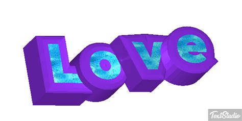 Love Word Animated  Logo Designs