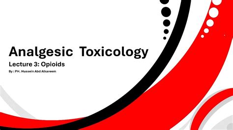 LC3P1 Clinical Toxicology Opioids Toxicity YouTube