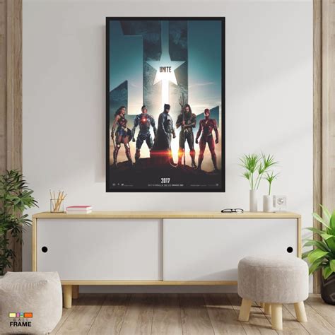 Quadro Pôster Filme Liga Da Justiça M9 60x90 Elo7