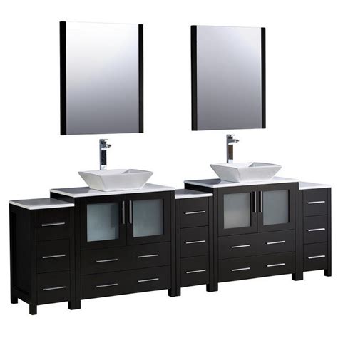 Fresca Fvn Es Vsl Torino Inch Espresso Modern Double Sink