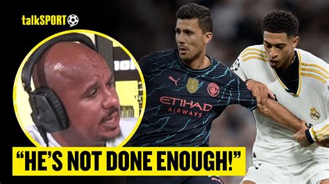 Gabby Agbonlahor Insists Rodri Must Win The Ballon D Or Over Vinicius