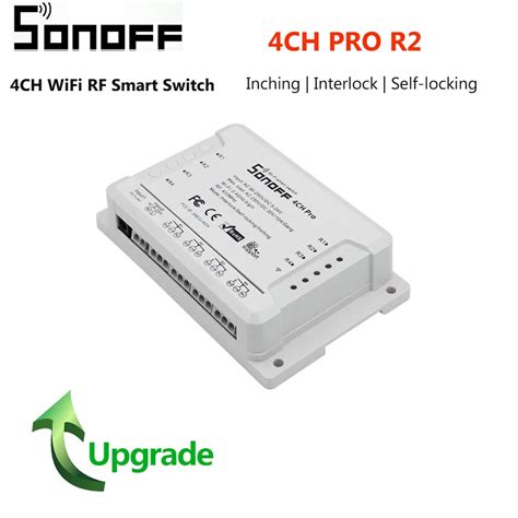 Aliexpress Buy Sonoff 4CH Pro R2 Smart Home Wifi Switch 433MHz RF