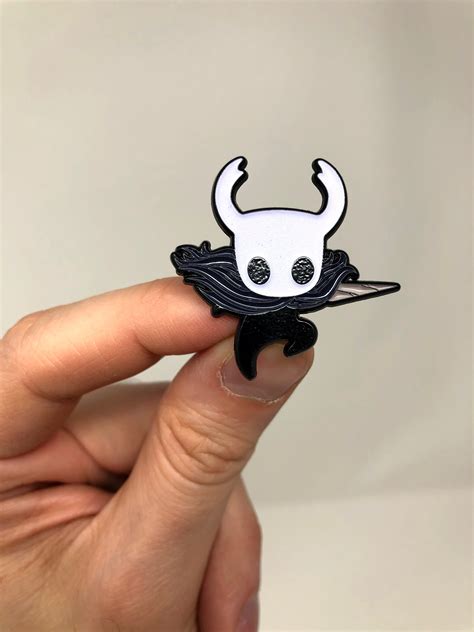 Hollow Knight Enamel Pin Or Magnet With Glow In The Dark Head Etsy