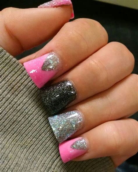 Chunky Acrylic Nails ~ Wallpaper Carly