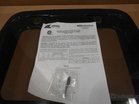 Suburban Glass Hinge Stove Cover 3083a Sdn2 For Sale Online Ebay