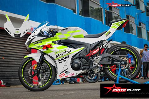 Decal Stiker Suzuki GSX R150 White Livery FXR Motoblast ID