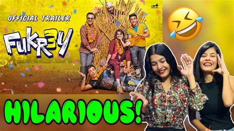 Fukrey 3 Official Trailer Reaction Video YouTube