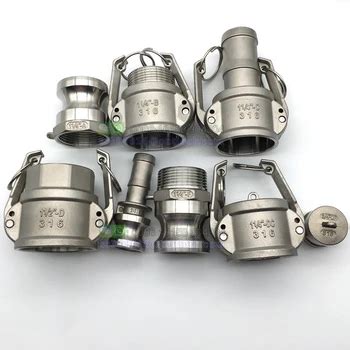 Stainless Steel Camlock Fittings Quick Cam Lock Couplings To